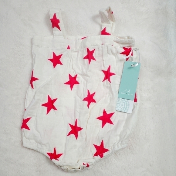 Aden and Anais Baby Cotton Romper - Picture 1 of 5